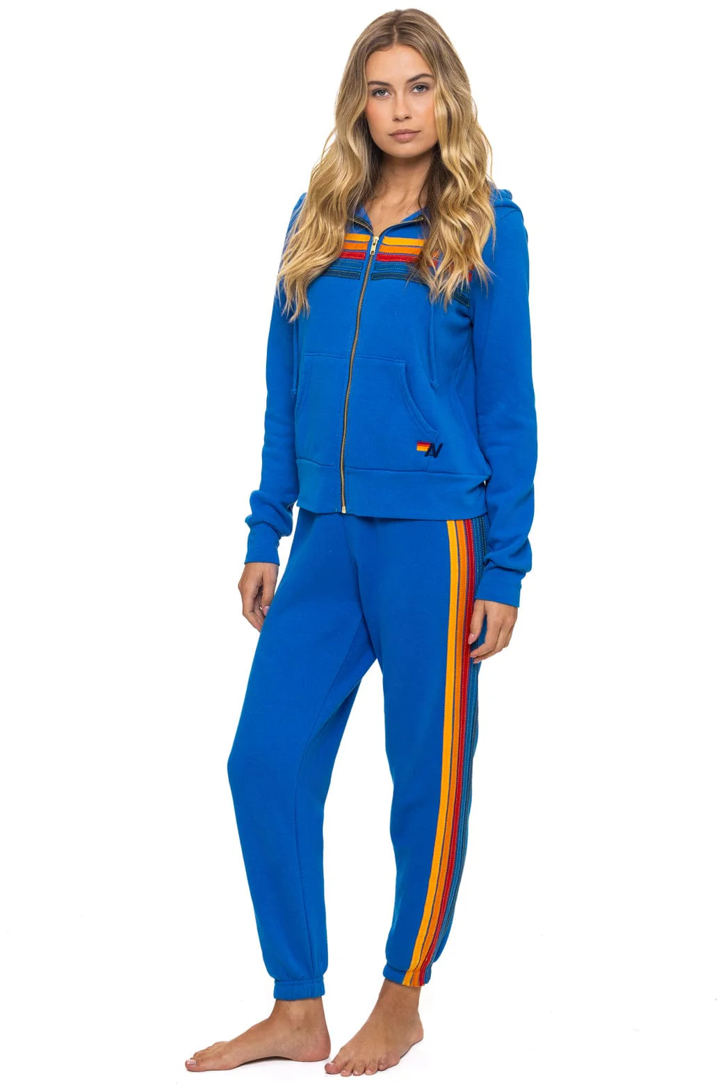 5 STRIPE HOODIE - ADVENTURE BLUE - Image 12