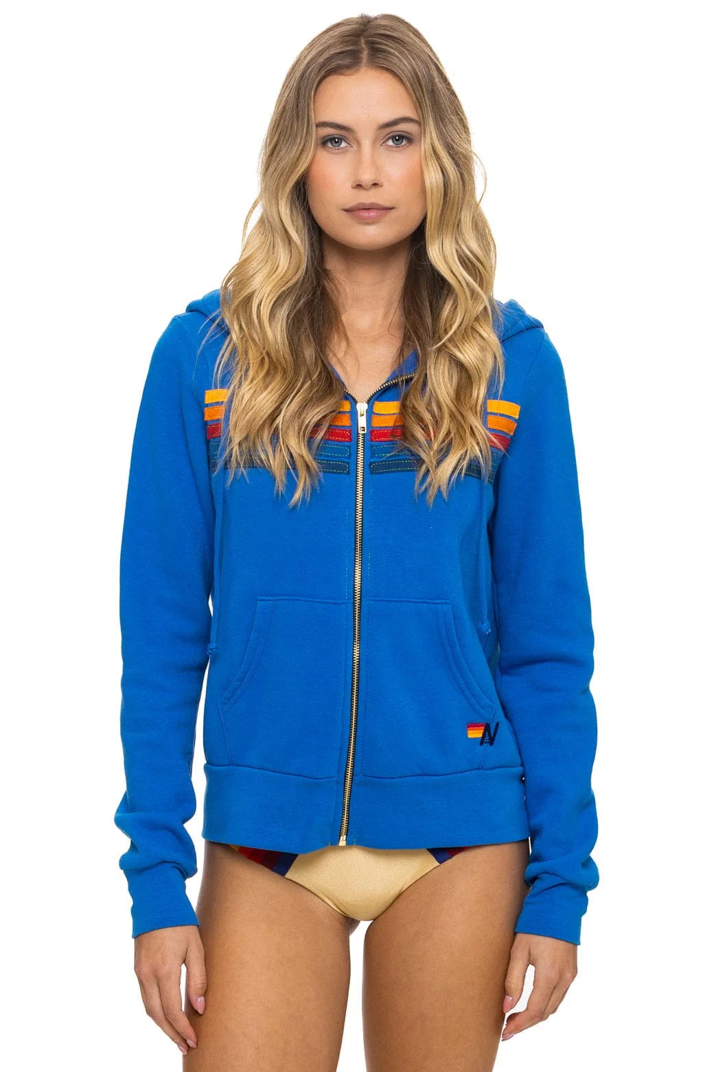 5 STRIPE HOODIE - ADVENTURE BLUE - Image 5