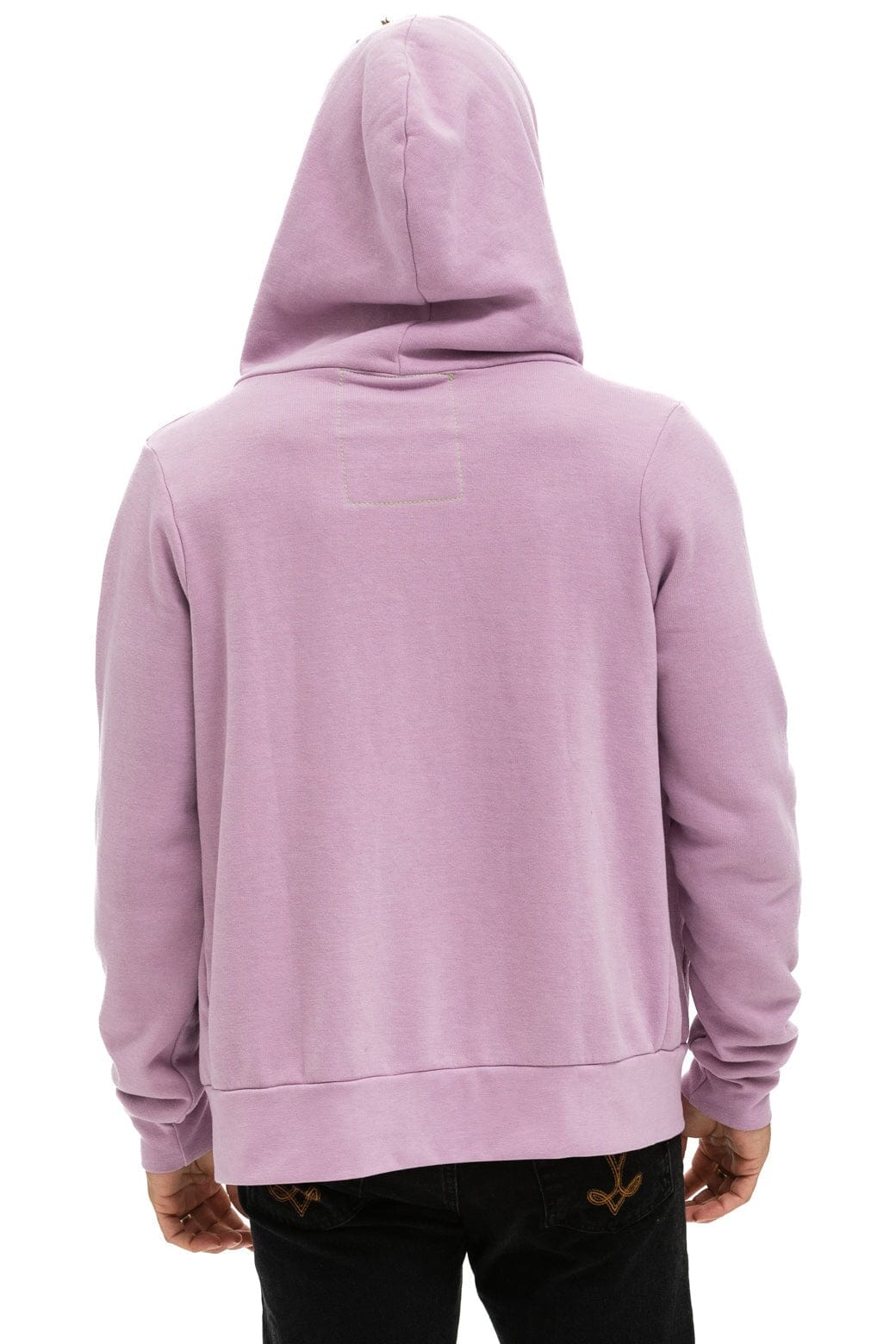 5 STRIPE HOODIE - MAUVE // PINK // GREEN - Image 8