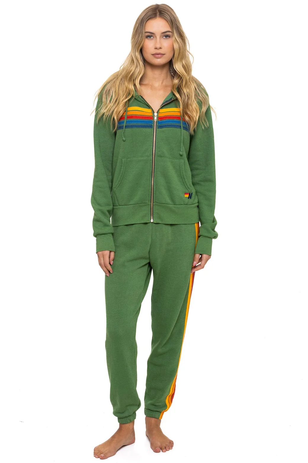 5 STRIPE HOODIE - PALM - Image 11