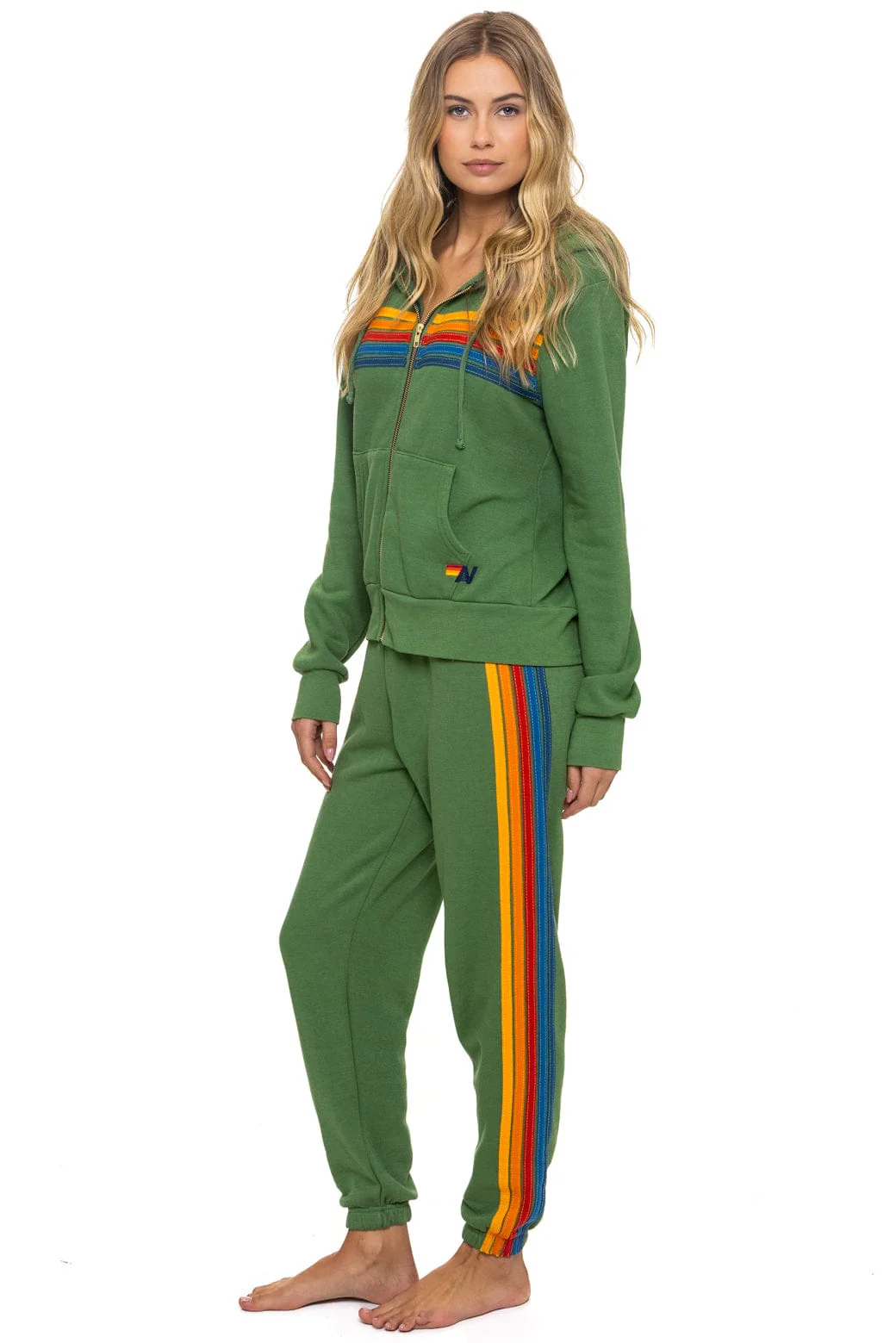 5 STRIPE HOODIE - PALM - Image 12