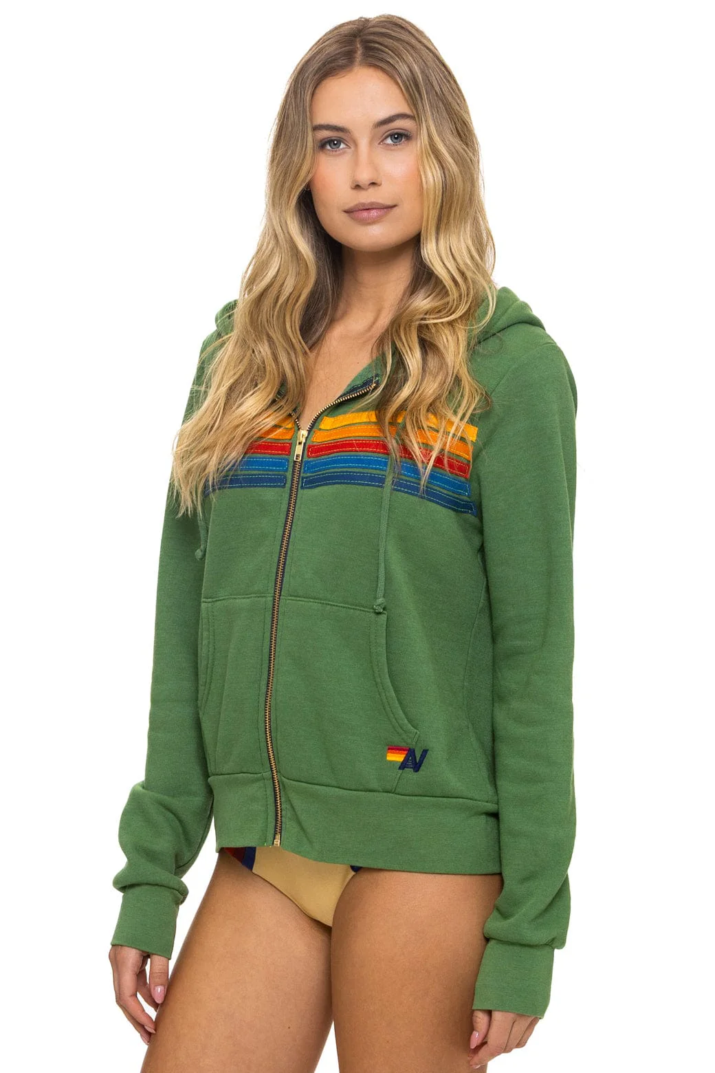 5 STRIPE HOODIE - PALM - Image 3