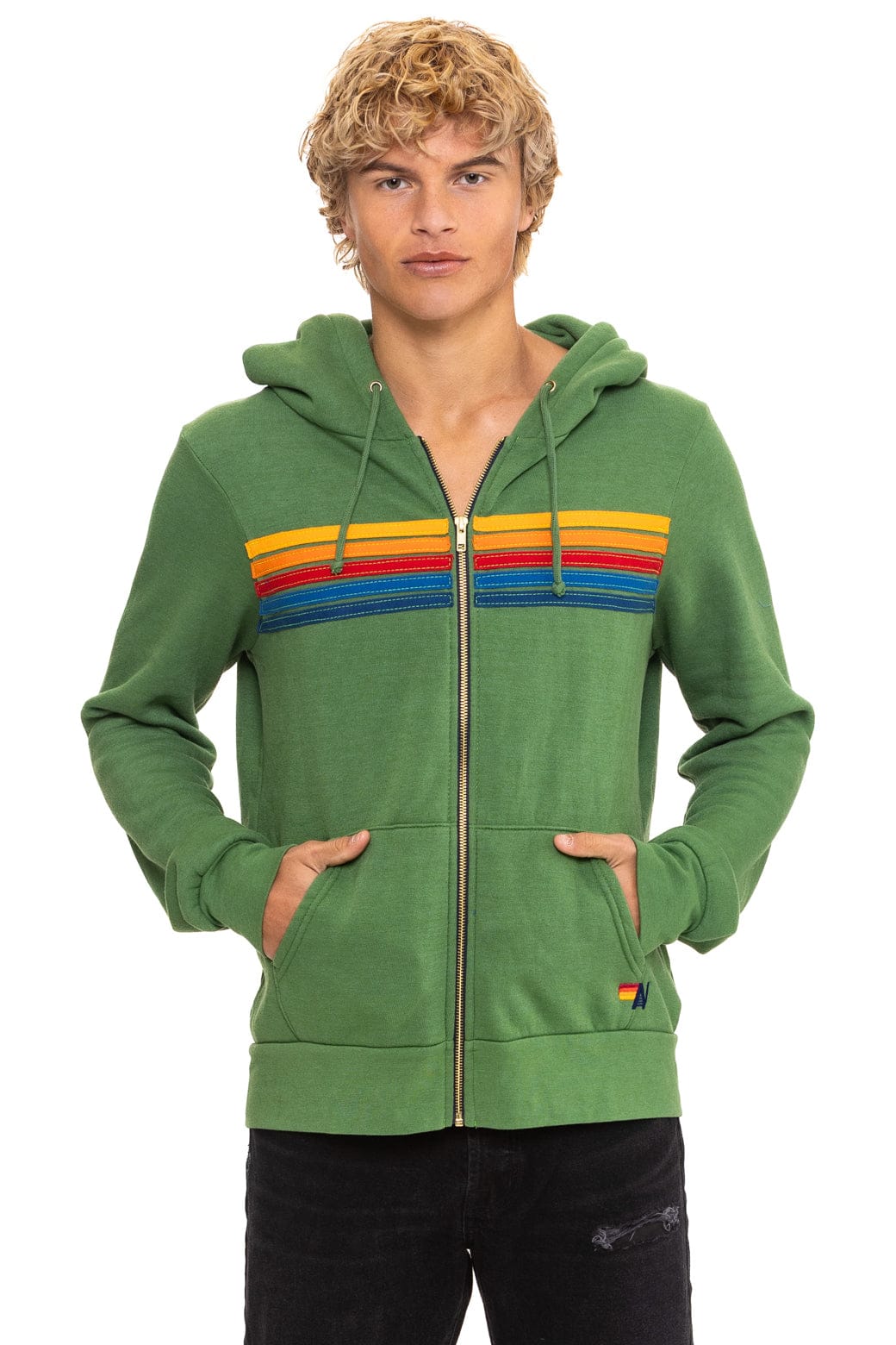 5 STRIPE HOODIE - PALM - Image 6