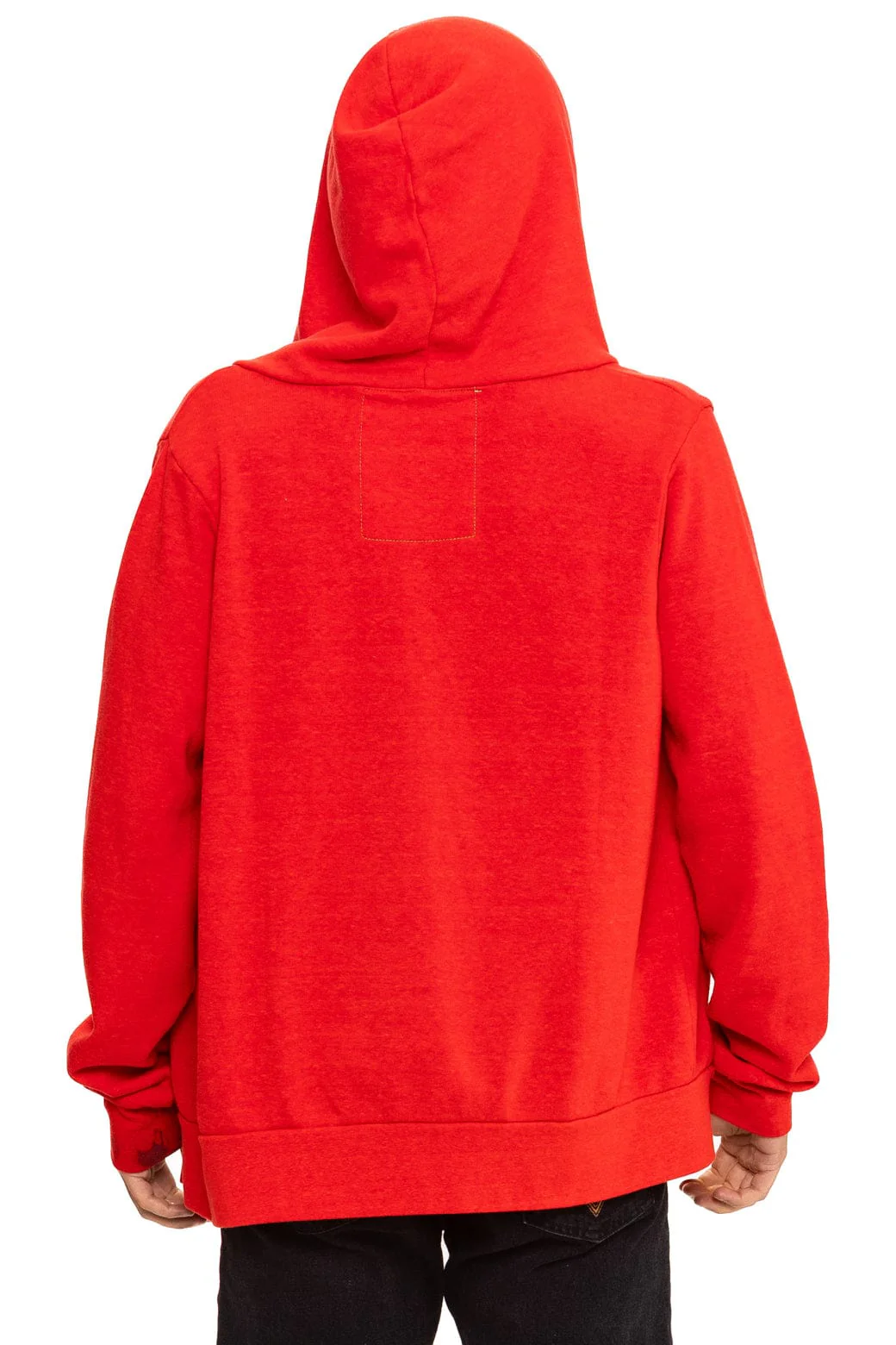 5 STRIPE HOODIE - RED - Image 10