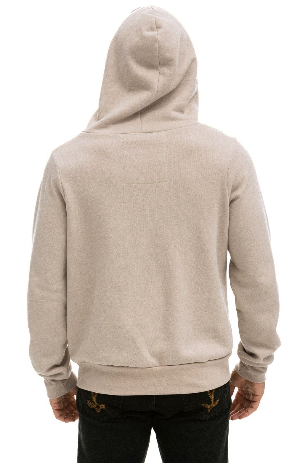 5 STRIPE HOODIE - SAND // TAN - Image 8