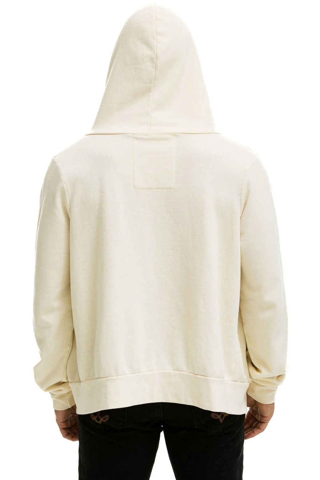 5 STRIPE HOODIE - VINTAGE WHITE // GREY - Image 7
