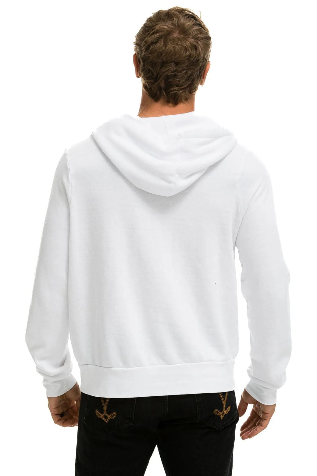 5 STRIPE HOODIE - WHITE 2 - Image 4