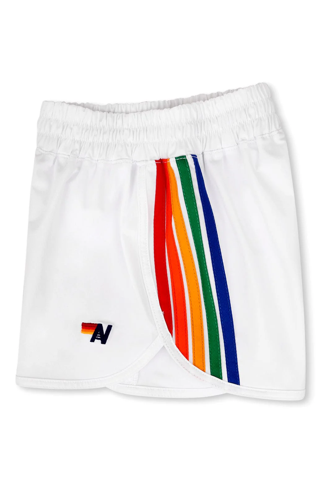 5 STRIPE KIDS FLEX JOGGER SHORT - WHITE - Image 3