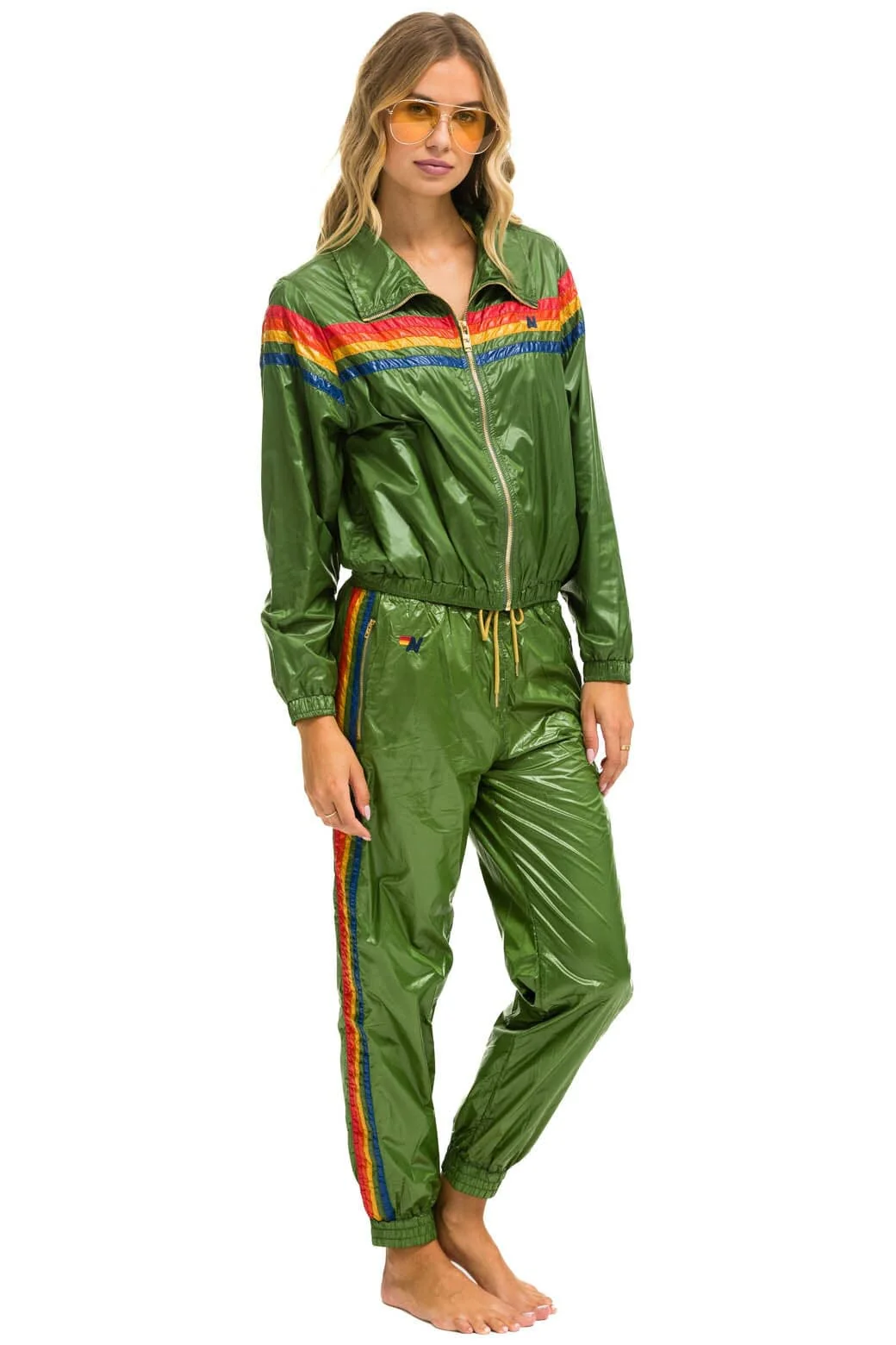 5 STRIPE - WINDBREAKER GARDEN GREEN GLOSSY - Image 6
