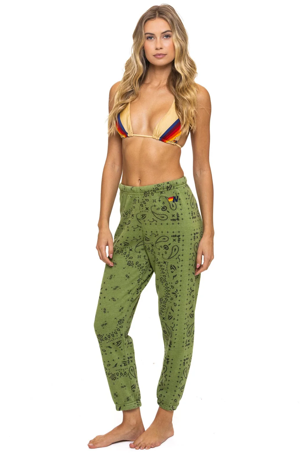 BANDANA SWEATPANTS - JUNGLE GREEN - Image 3
