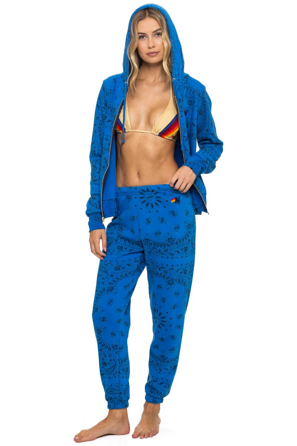 BANDANA ZIP HOODIE - ADVENTURE BLUE - Image 11