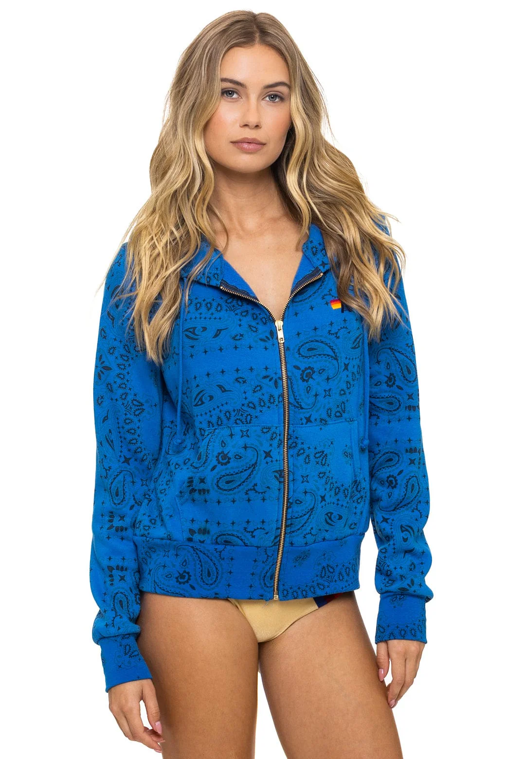 BANDANA ZIP HOODIE - ADVENTURE BLUE - Image 7