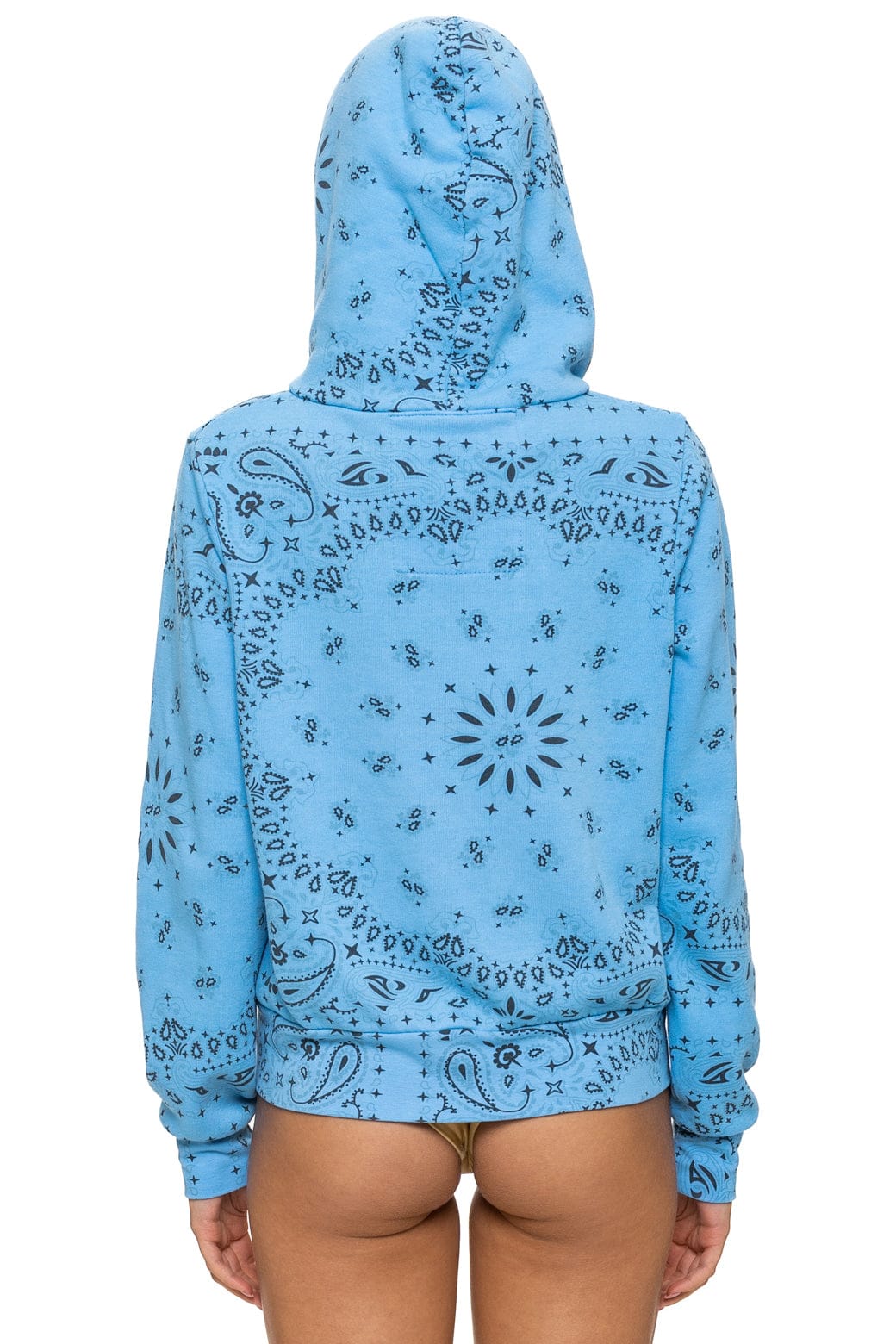 BANDANA ZIP HOODIE - SKY - Image 9
