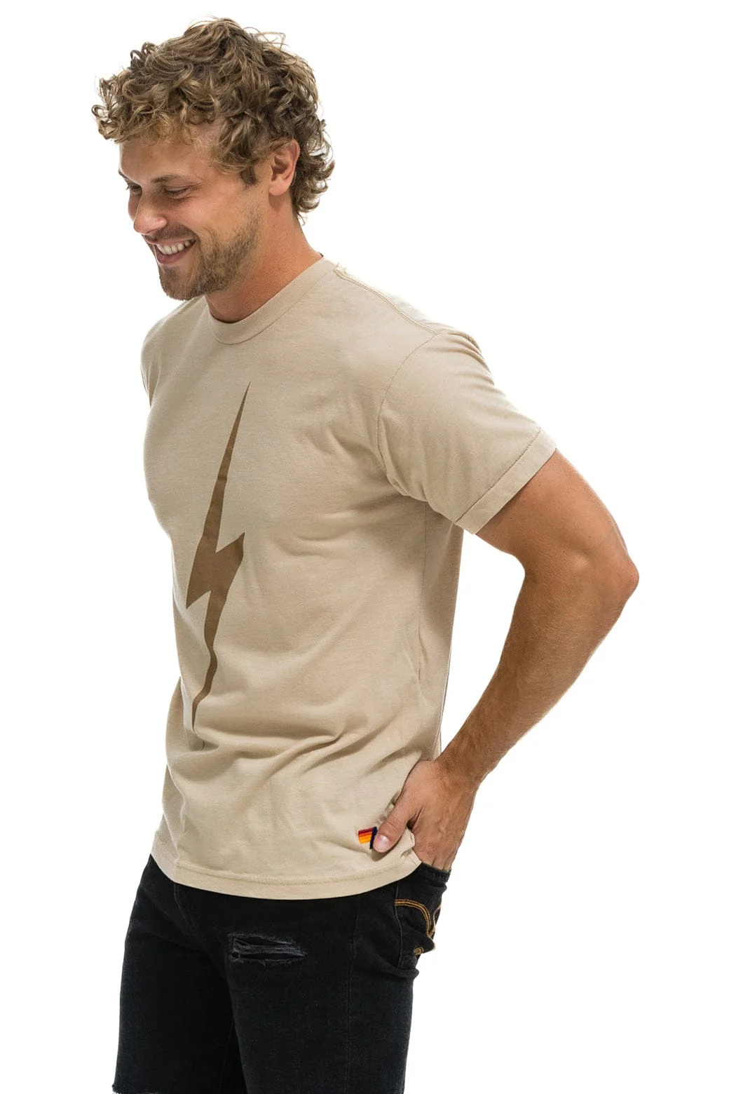 BOLT TEE - SAND // MOCHA - Image 3