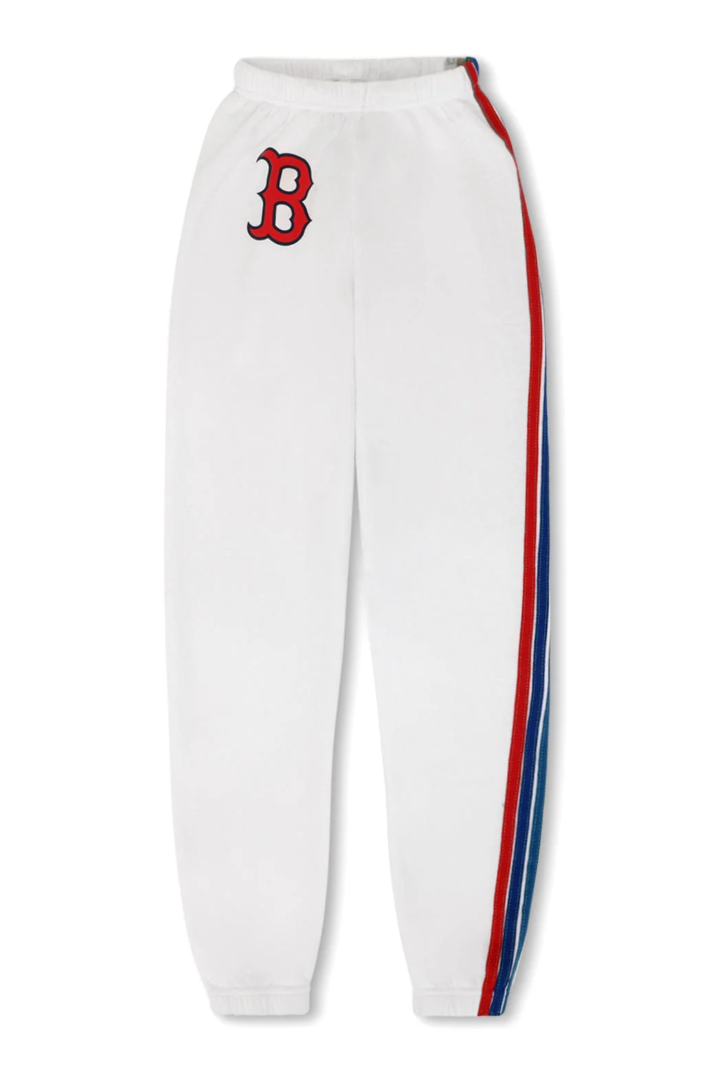 BOSTON RED SOX 5 STRIPE SWEATPANTS - WHITE // USA - Image 6