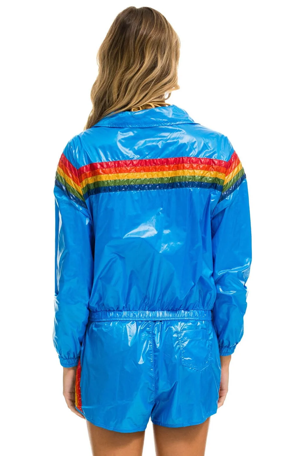 5 STRIPE WINDBREAKER -  BLUE CINA - Image 3