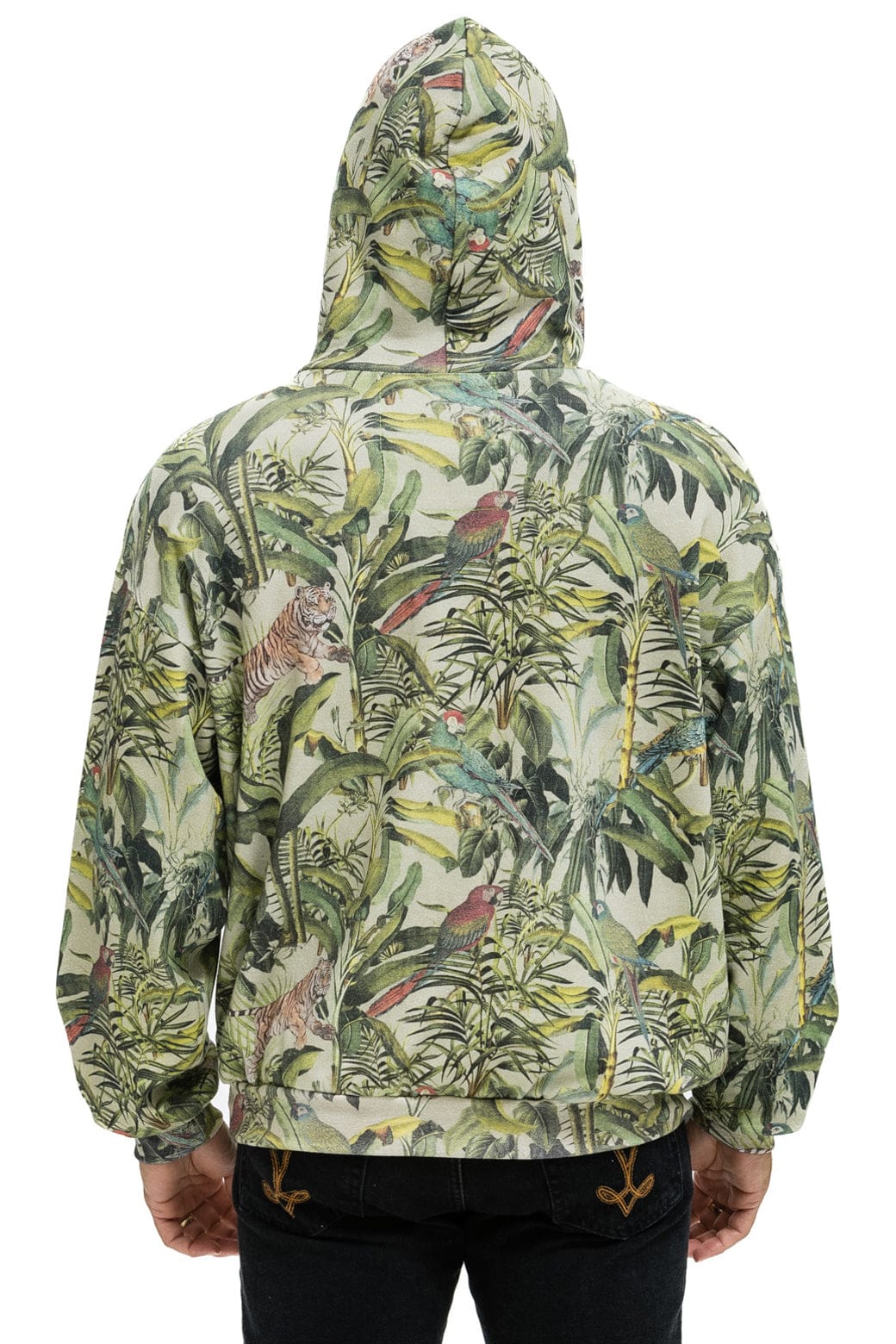 JUNGLE RELAXED PULLOVER HOODIE - SAND - Image 10