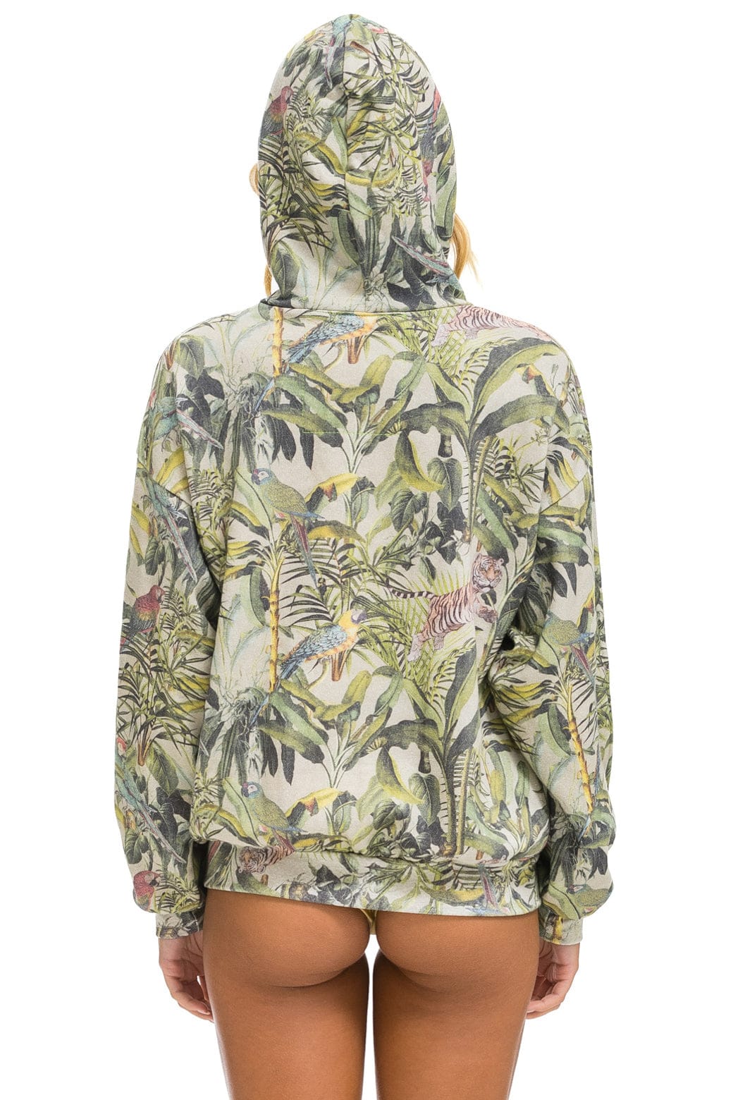 JUNGLE RELAXED PULLOVER HOODIE - SAND - Image 9