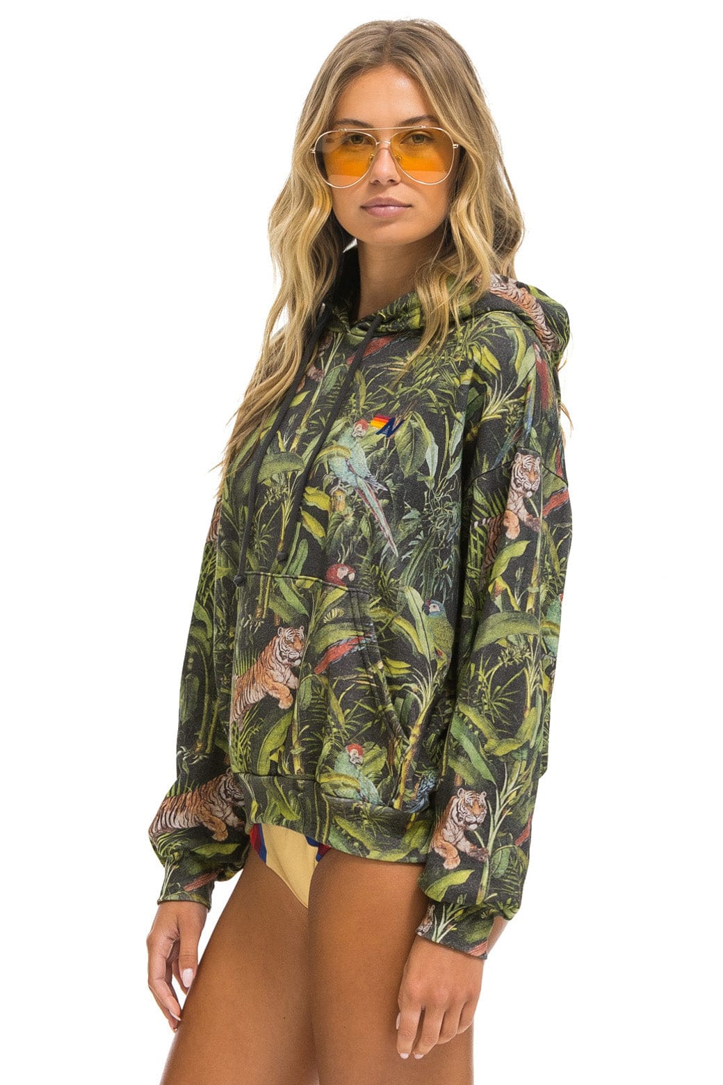 JUNGLE RELAXED PULLOVER HOODIE - VINTAGE CHARCOAL - Image 5