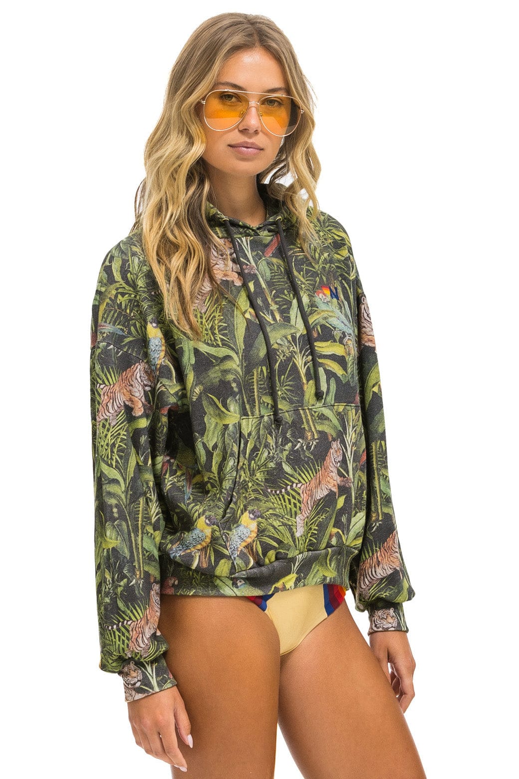 JUNGLE RELAXED PULLOVER HOODIE - VINTAGE CHARCOAL - Image 7
