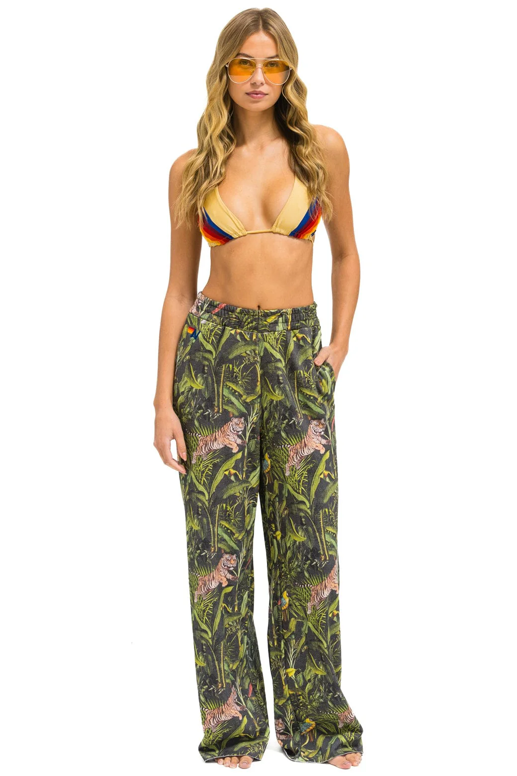 JUNGLE WIDE LEG POCKET SWEATPANTS - VINTAGE CHARCOAL - Image 4