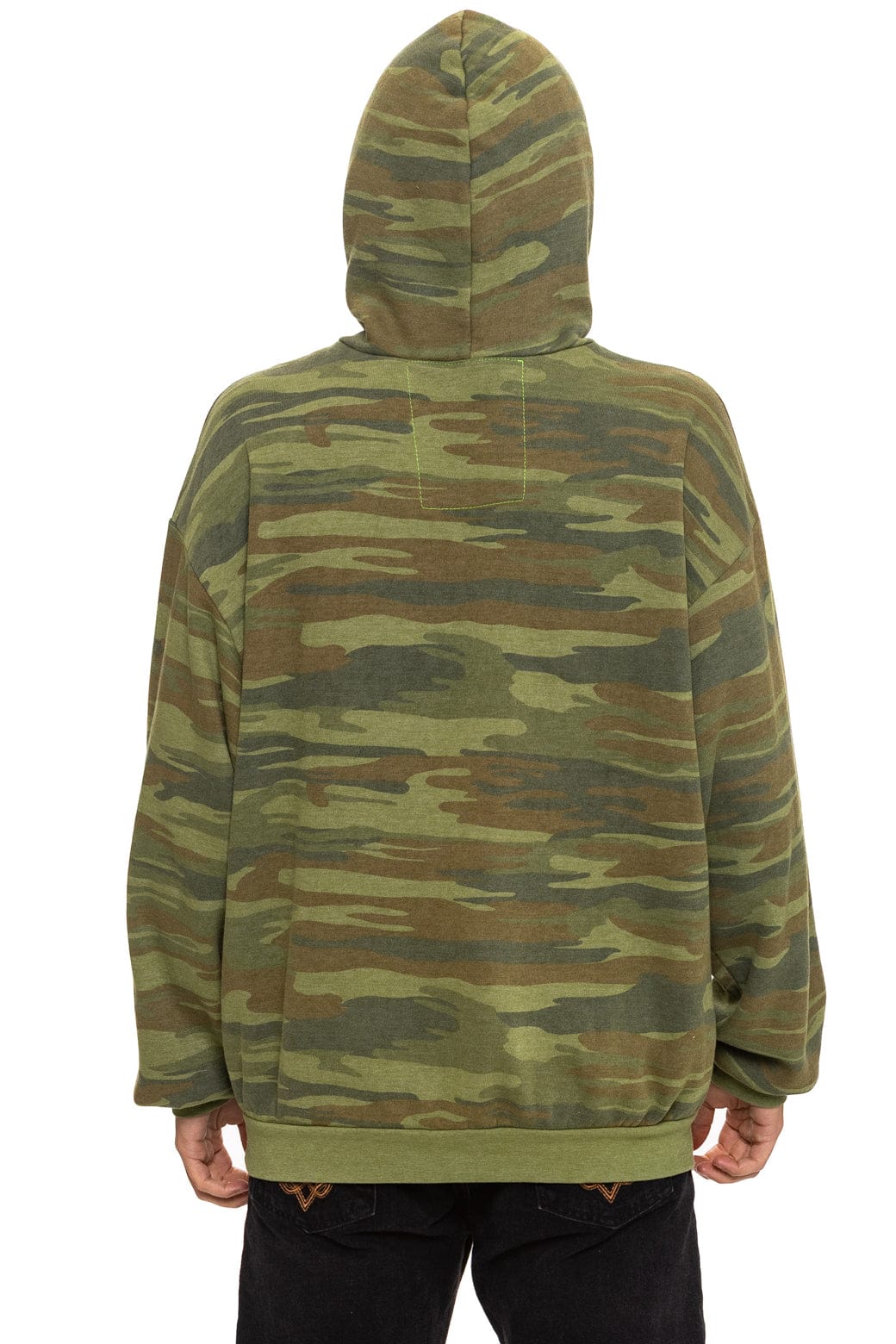 LOGO PULLOVER RELAXED HOODIE - CAMO - Image 10
