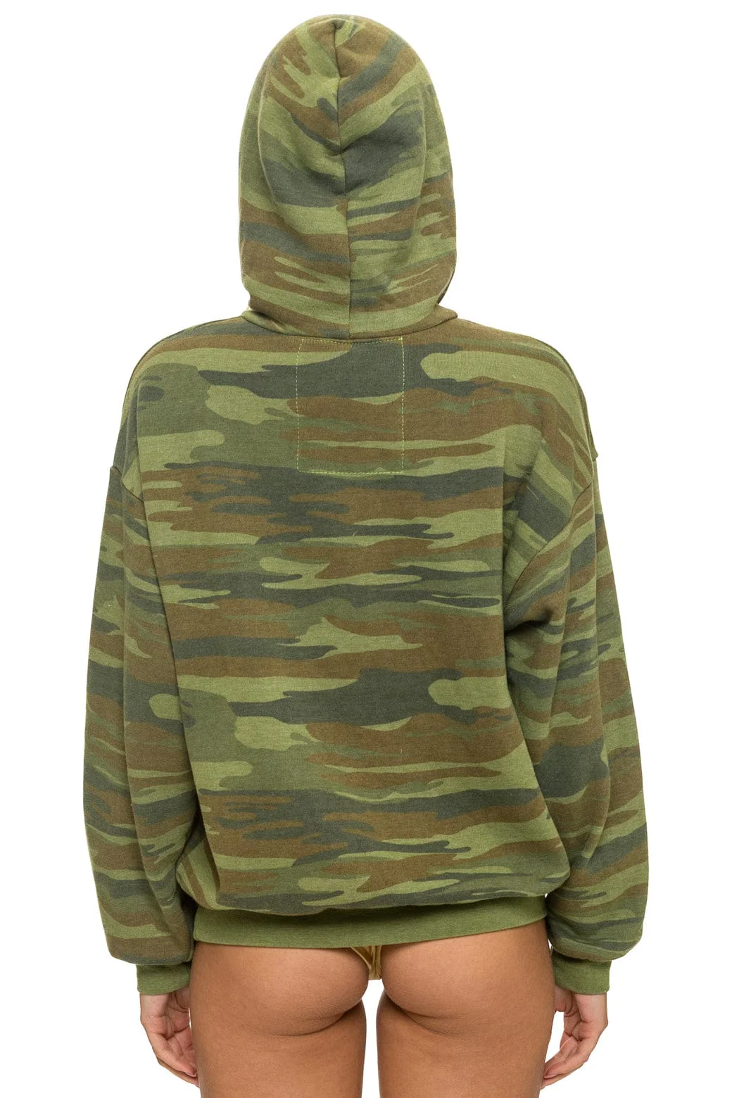 LOGO PULLOVER RELAXED HOODIE - CAMO - Image 9
