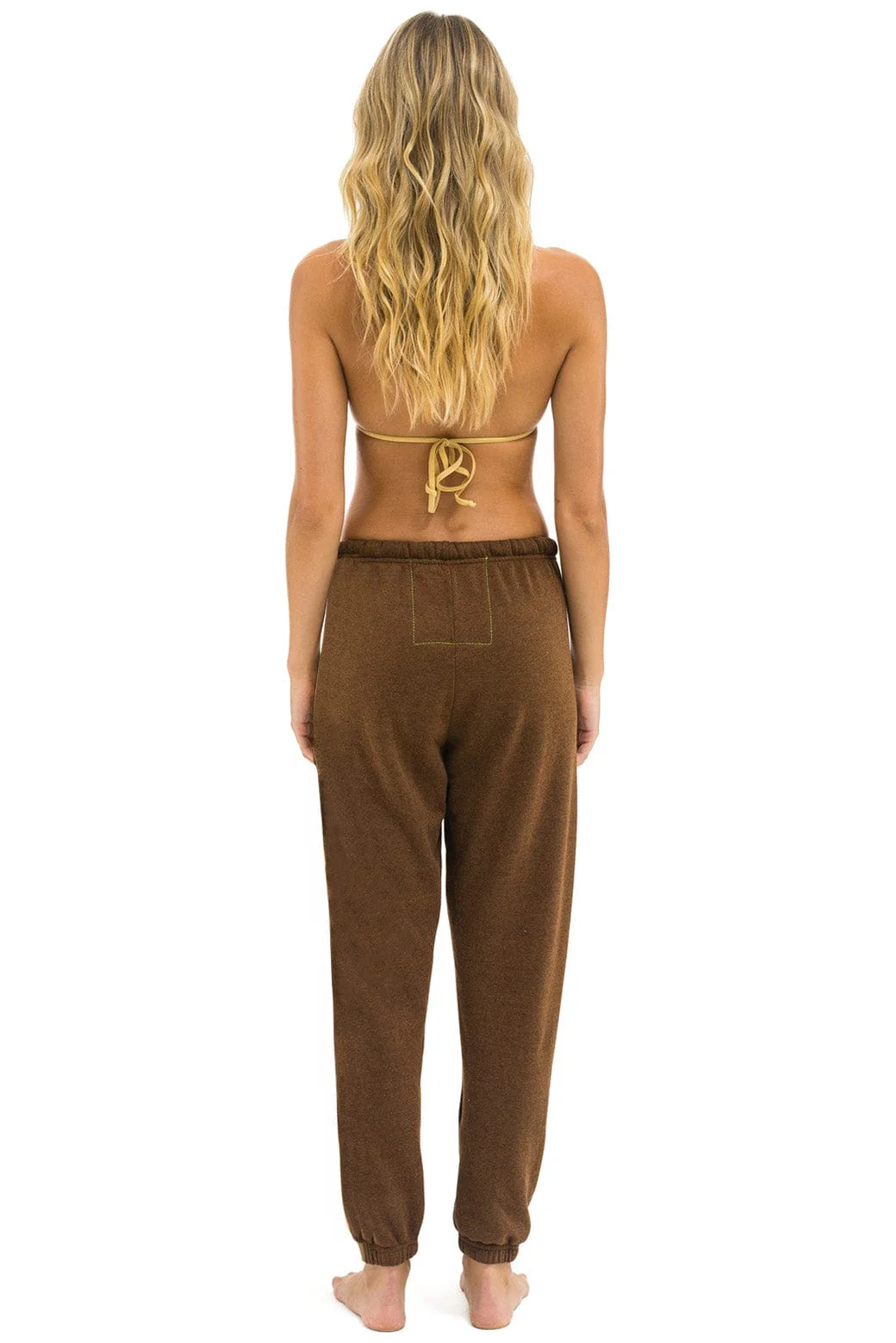 LOGO SWEATPANTS - CHOCOLATE - Image 3