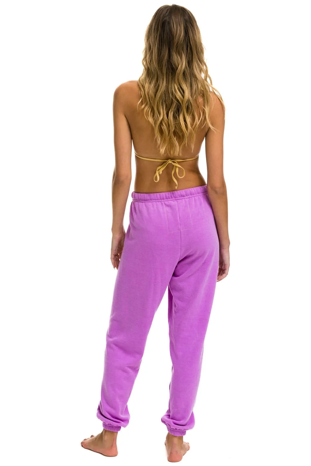 LOGO SWEATPANTS - NEON PURPLE - Image 3
