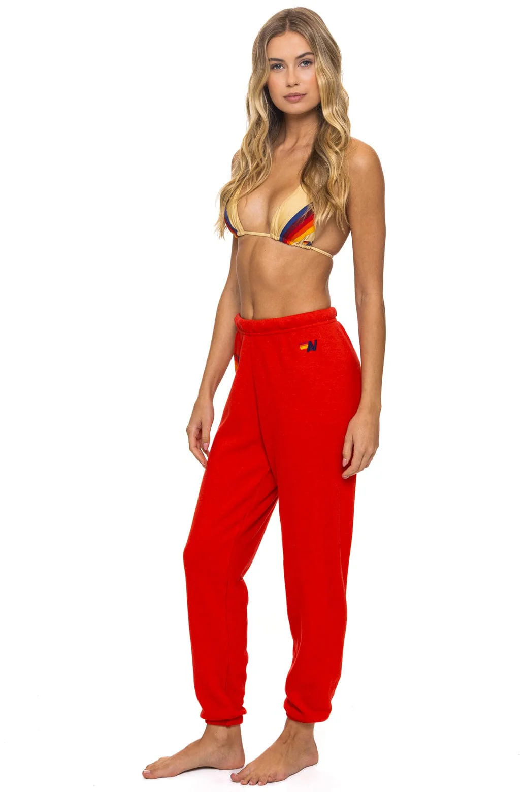 LOGO SWEATPANTS - RED - Image 3