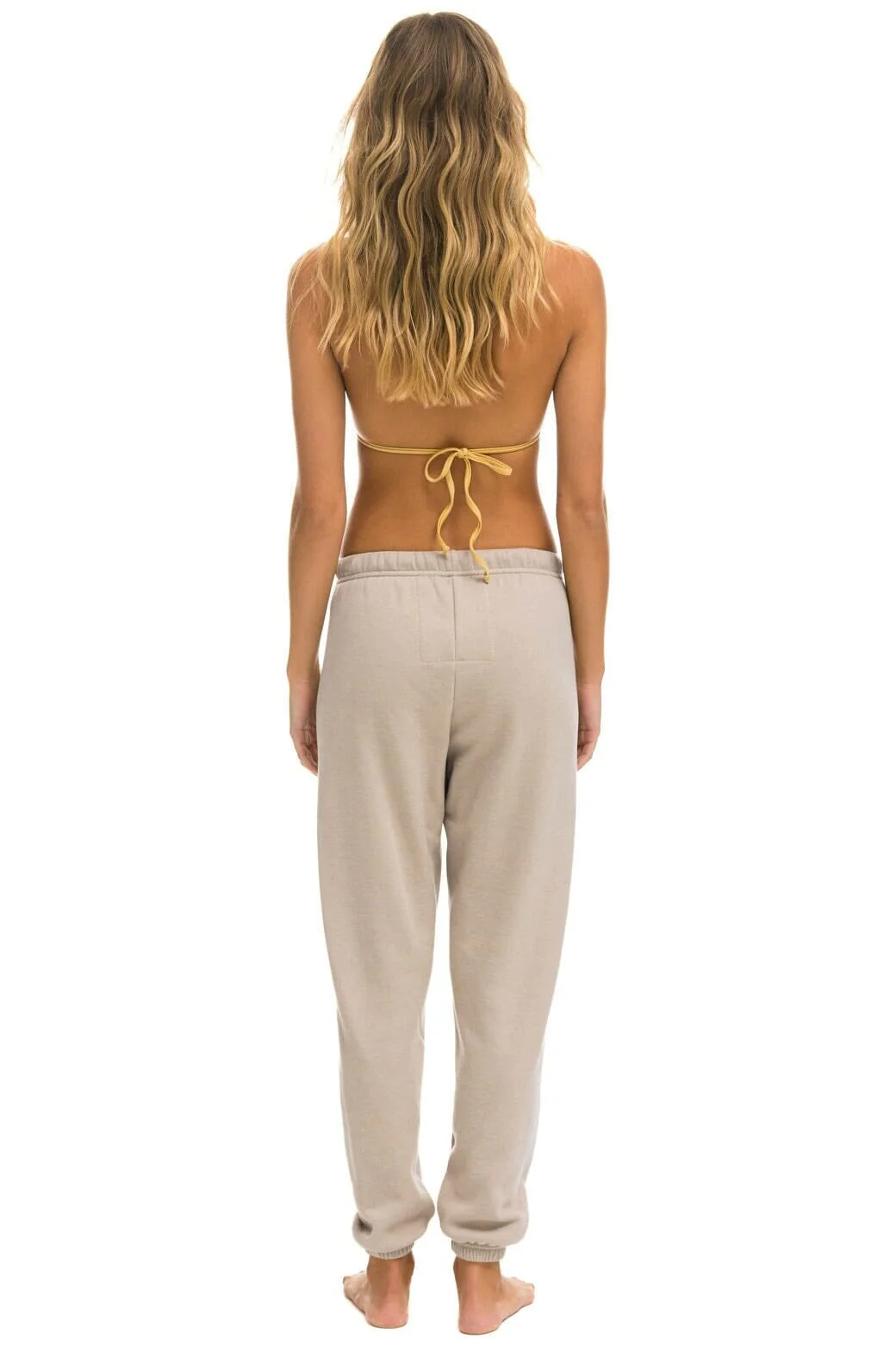 LOGO SWEATPANTS - SAND - Image 4