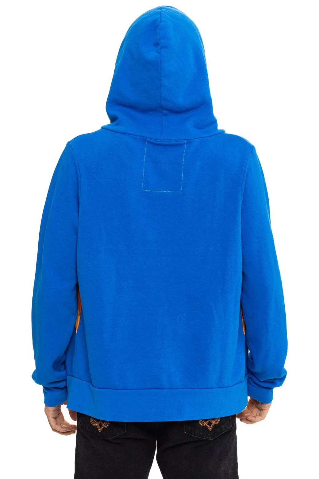 MOUNTAIN STITCH CHEVRON 4 ZIP HOODIE - ADVENTURE BLUE - Image 11