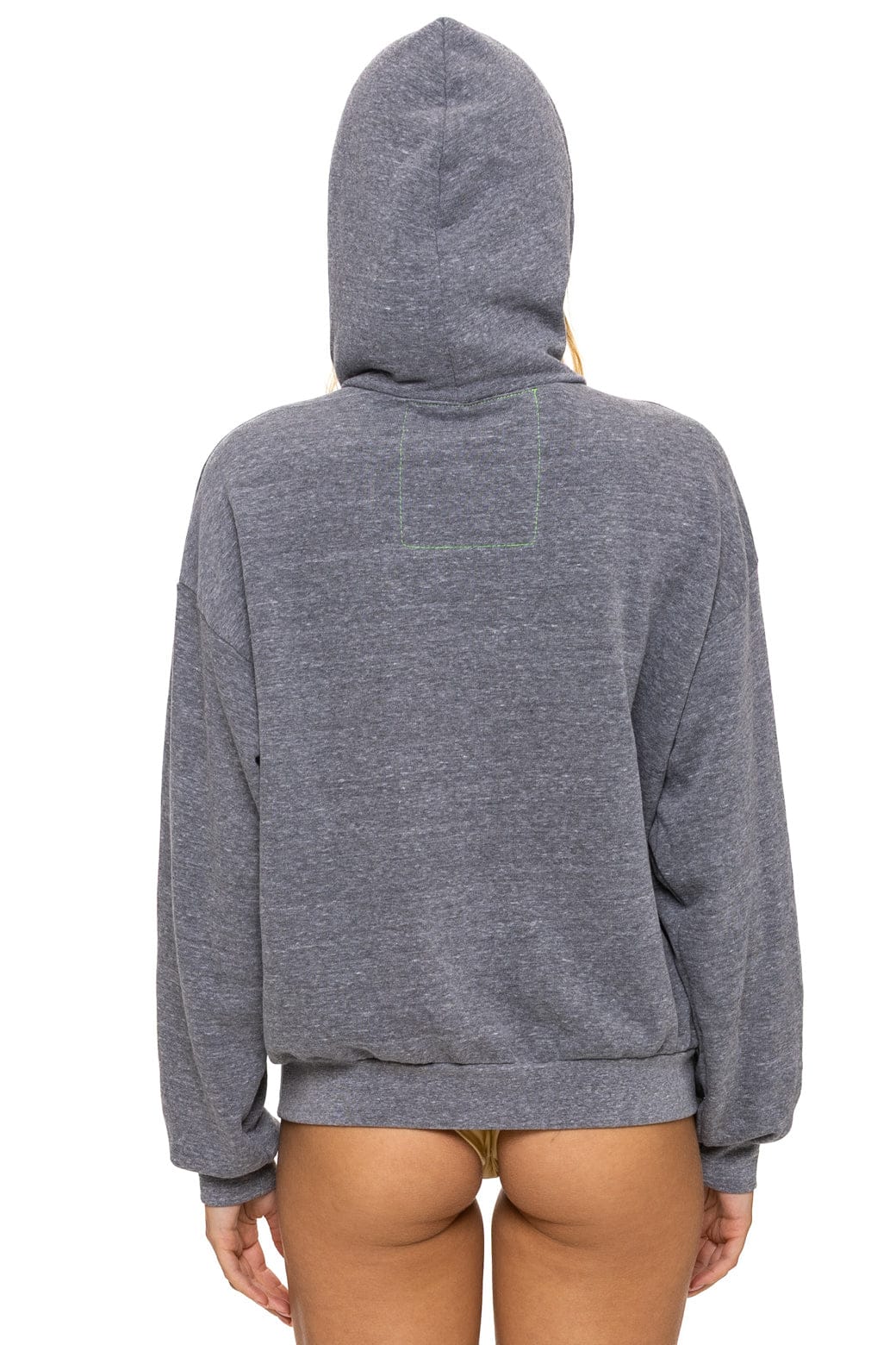 MOUNTAIN STITCH CHEVRON PULLOVER HOODIE RELAXED - HEATHER GREY - Image 10