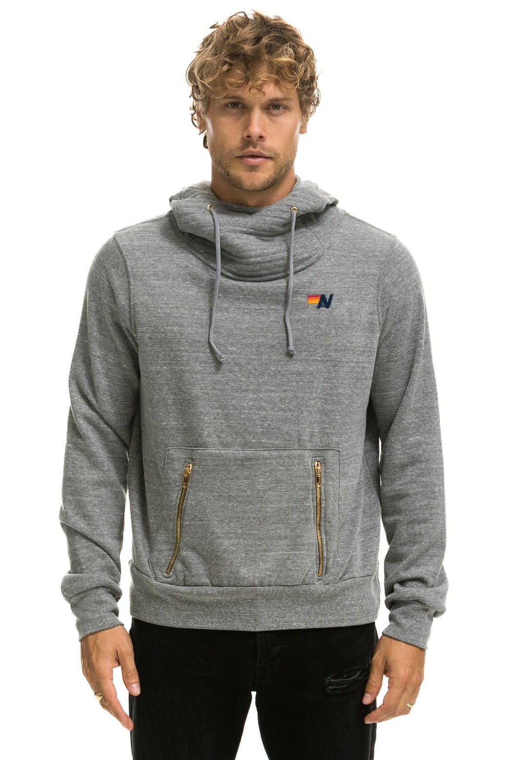 NINJA PULLOVER HOODIE - HEATHER GREY - Image 4