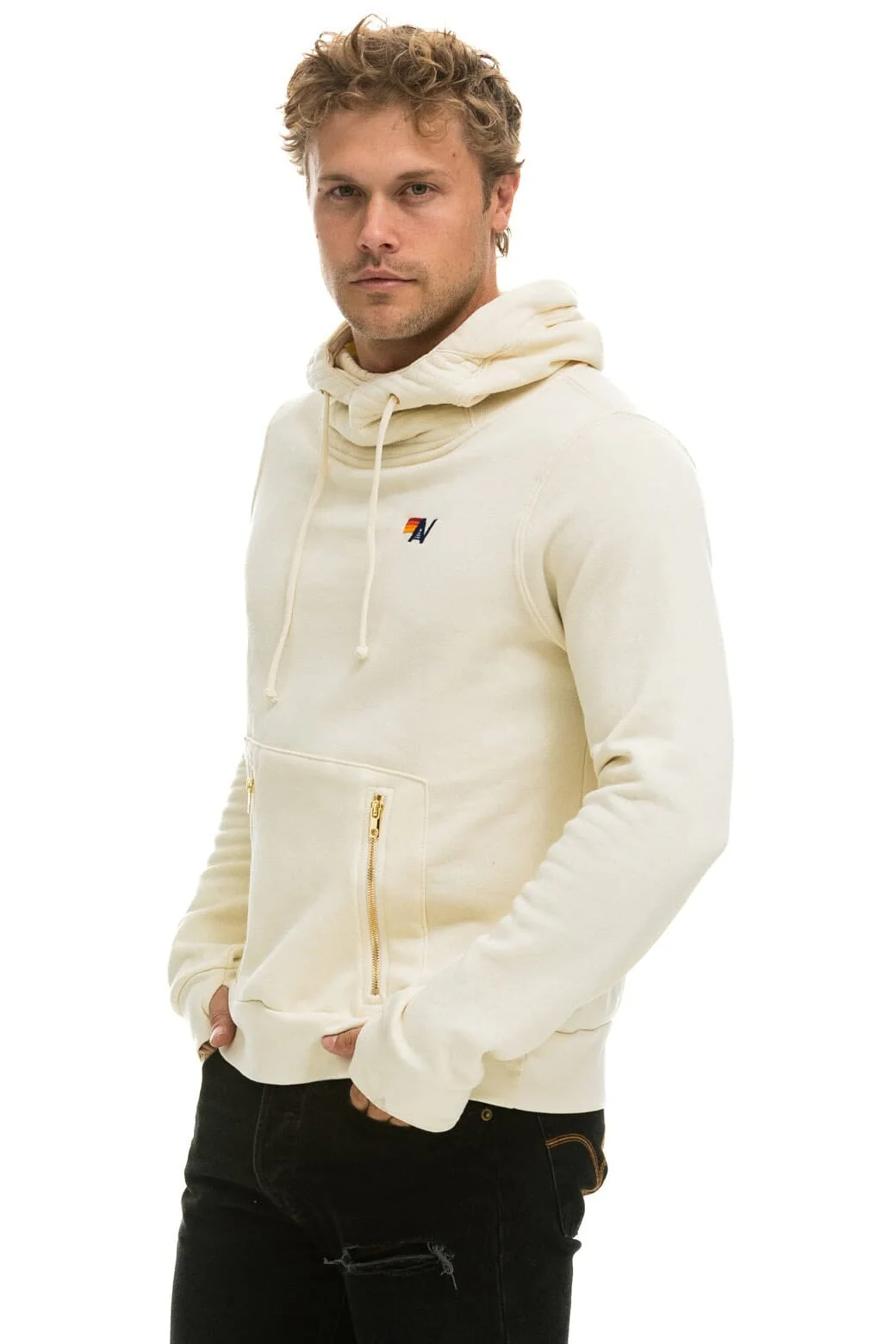 NINJA PULLOVER HOODIE - VINTAGE WHITE - Image 4