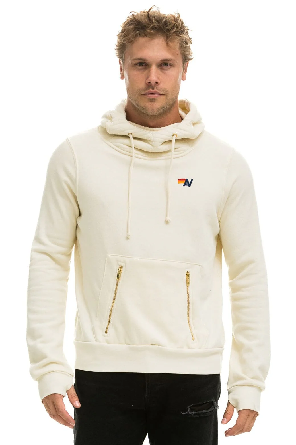 NINJA PULLOVER HOODIE - VINTAGE WHITE - Image 8