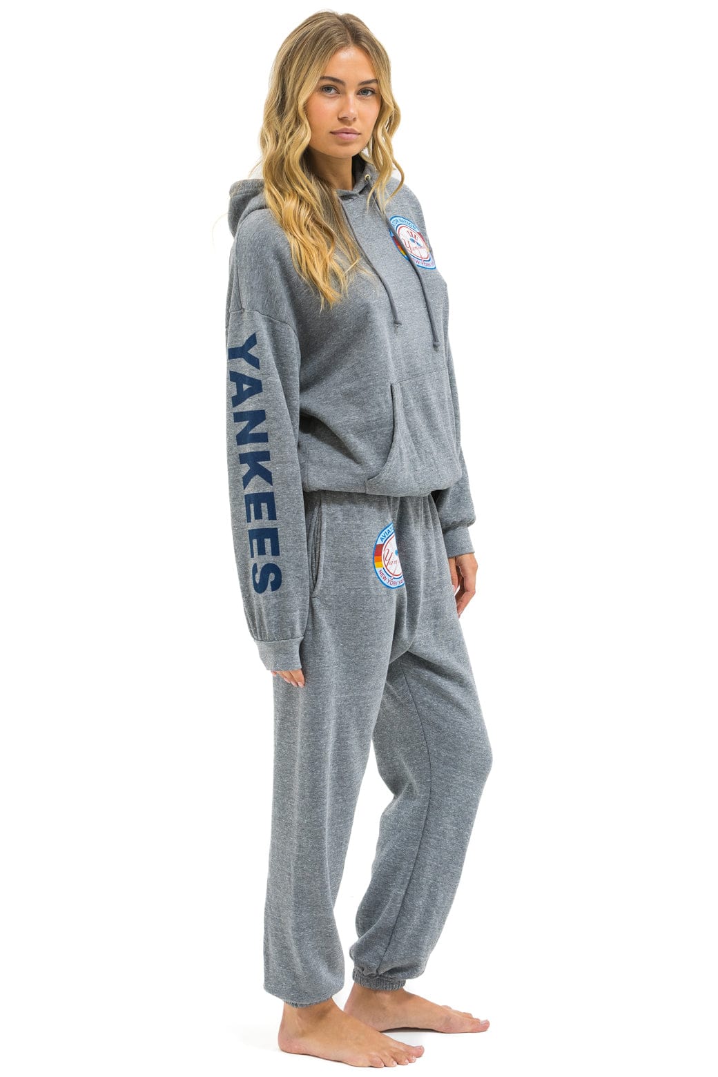 NY YANKEES SWEATPANTS - HEATHER - Image 3