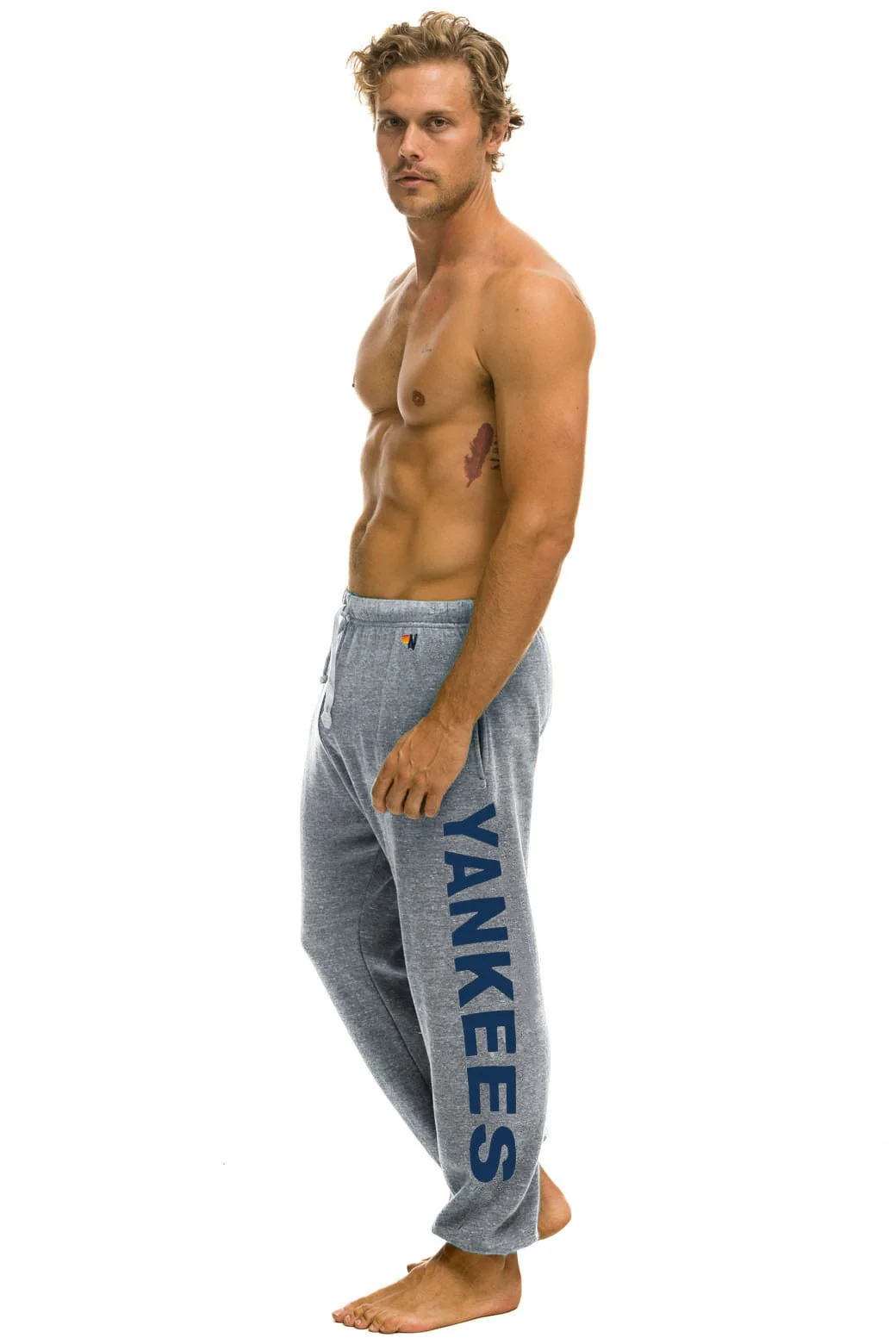 NY YANKEES SWEATPANTS - HEATHER - Image 4