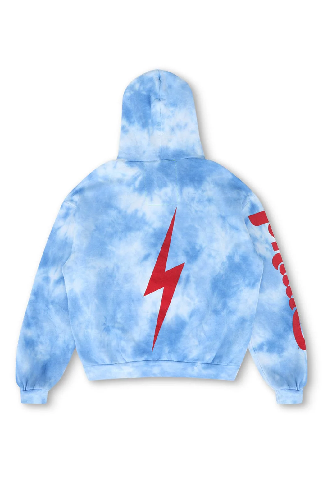 PHILLIES HAND DYED RELAXED PULLOVER HOODIE - TIE DYE BLUE - Image 9