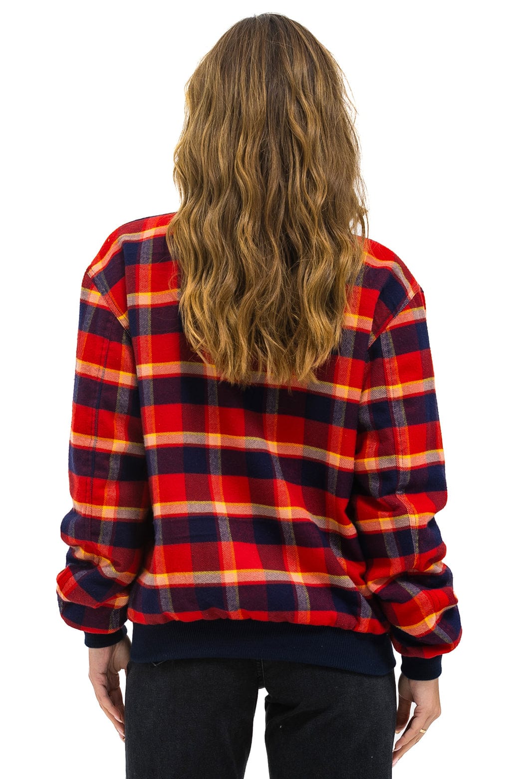 PLAID UNISEX VARSITY JACKET - RUGBY PLAID - Image 7
