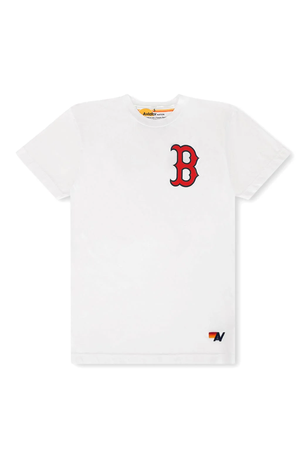 RED SOX BOLT UNISEX CREW TEE - WHITE - Image 5
