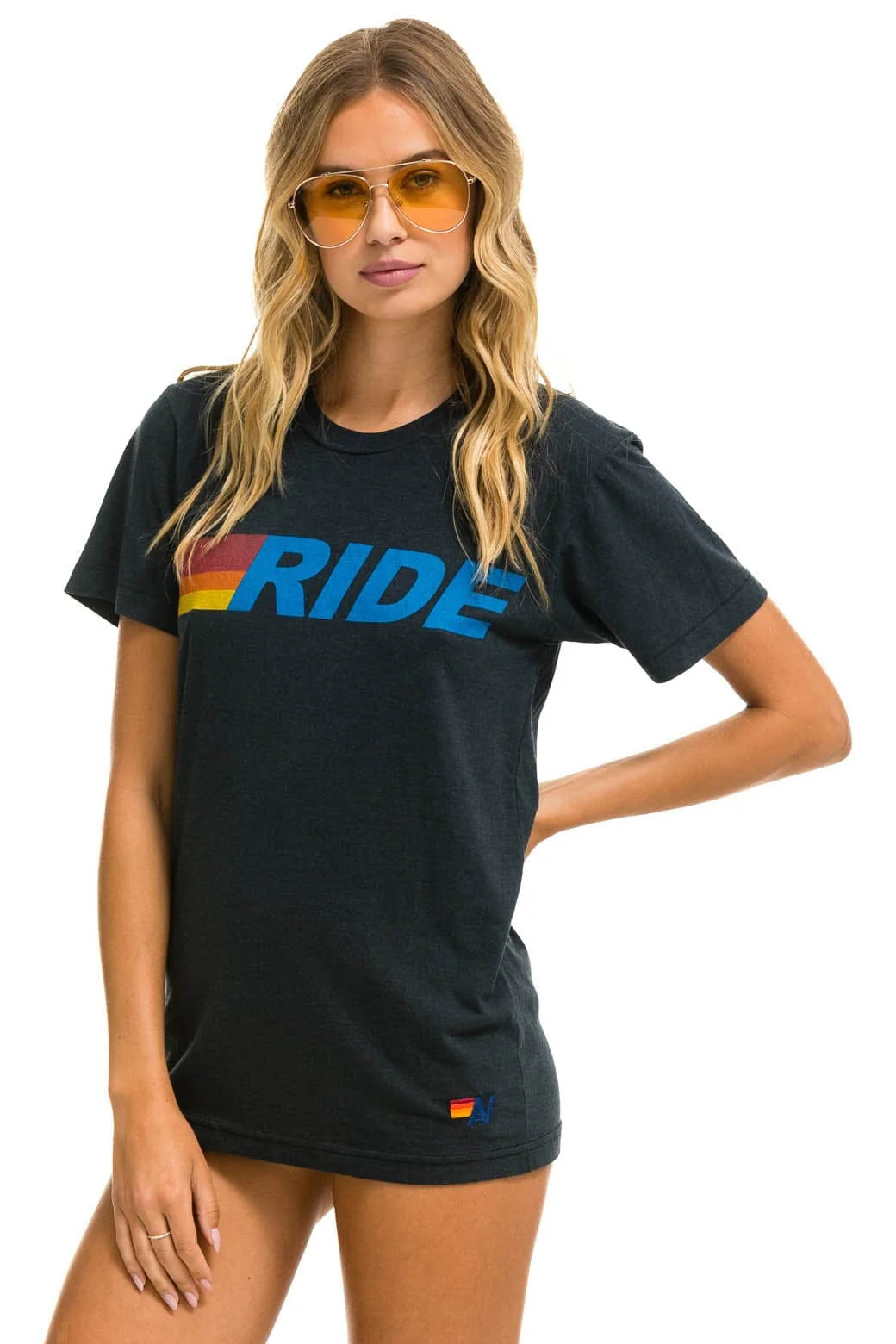 RIDE LOGO TEE - CHARCOAL - Image 3