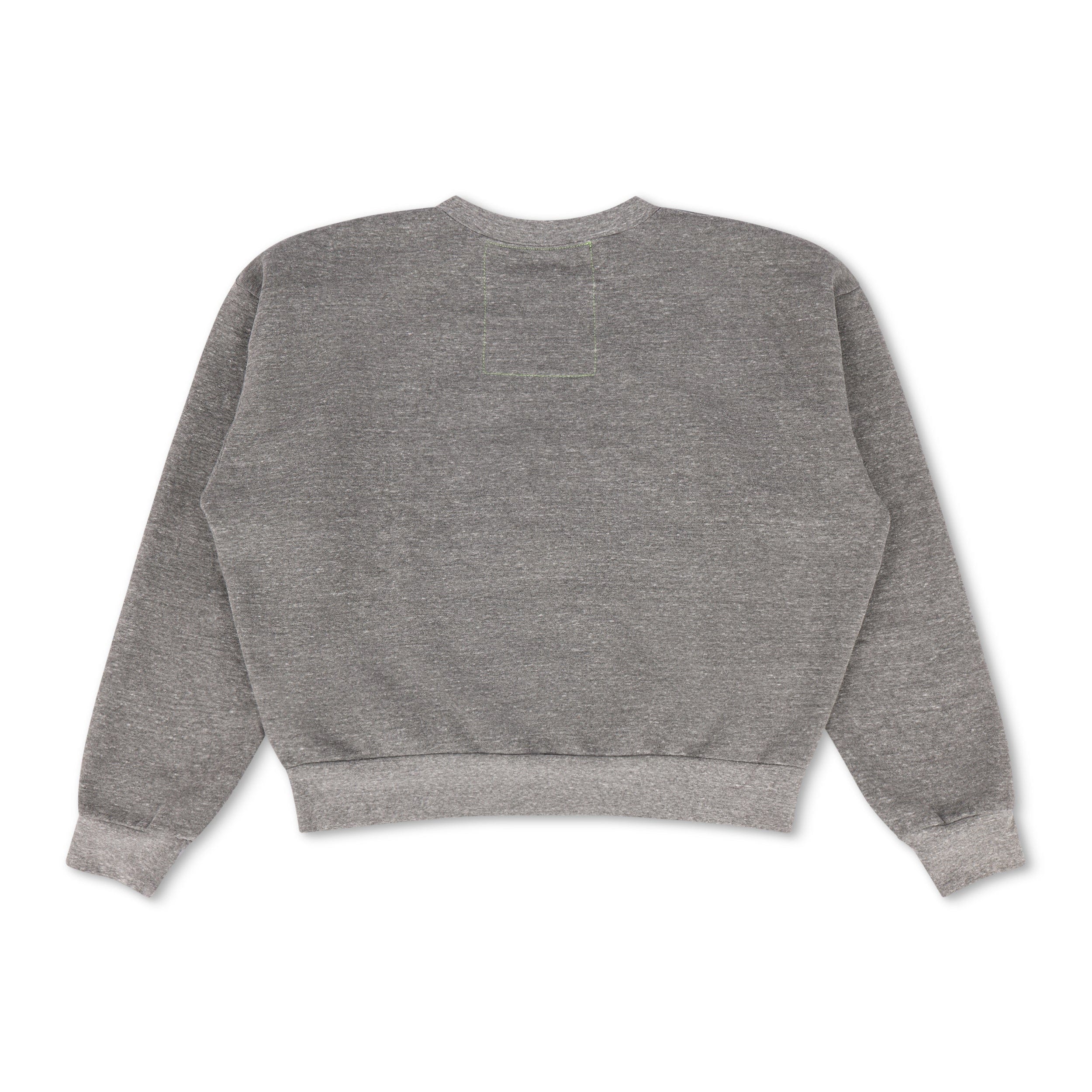 SEATTLE SEAHAWKS HELMET RELAXED CREW SWEATSHIRT - HEATHER GREY - Image 6