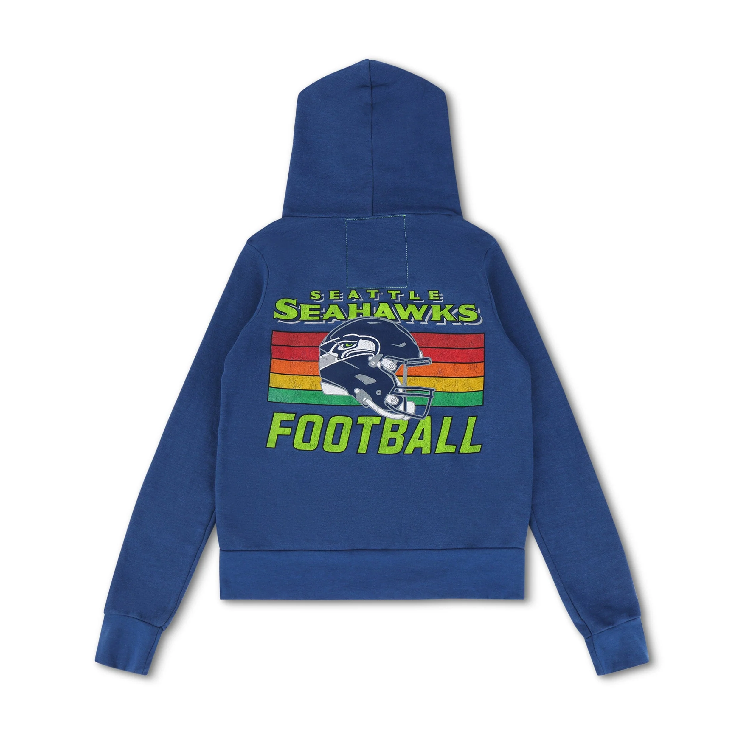 SEATTLE SEAHAWKS HELMET ZIP HOODIE - ROYAL - Image 6