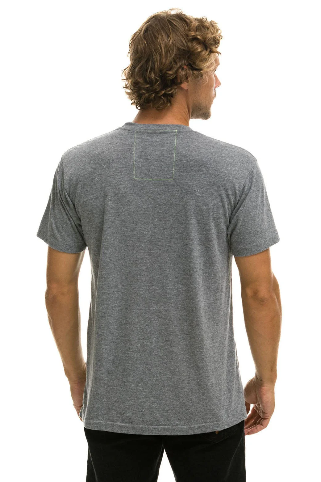 TEXAS RANGERS UNISEX CREW TEE - HEATHER GREY - Image 3