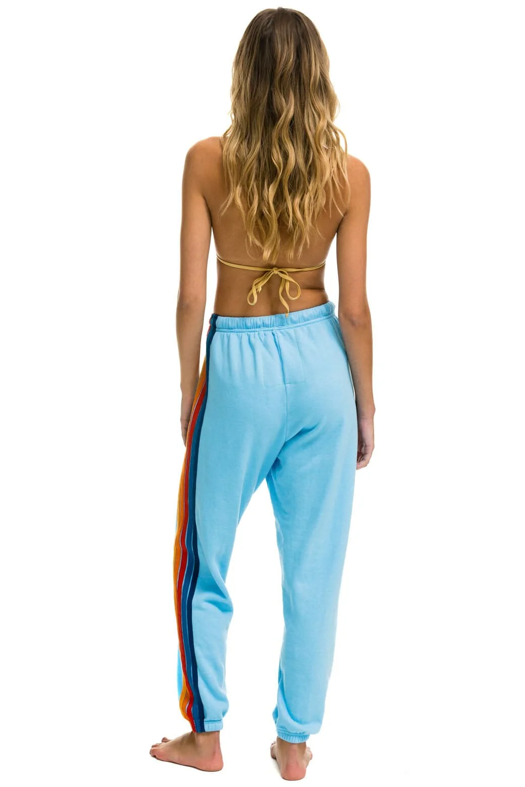 5 STRIPE SWEATPANTS - SKY 2 - Image 3